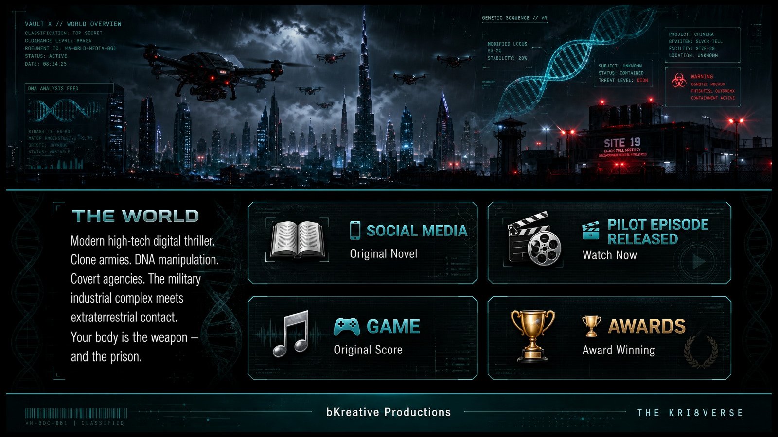 Vault X world and media